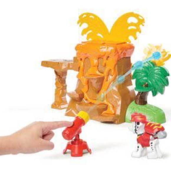 BRAND NEW paw patrol Dino rescue volcano playset with zipline - Picture 4 of 6